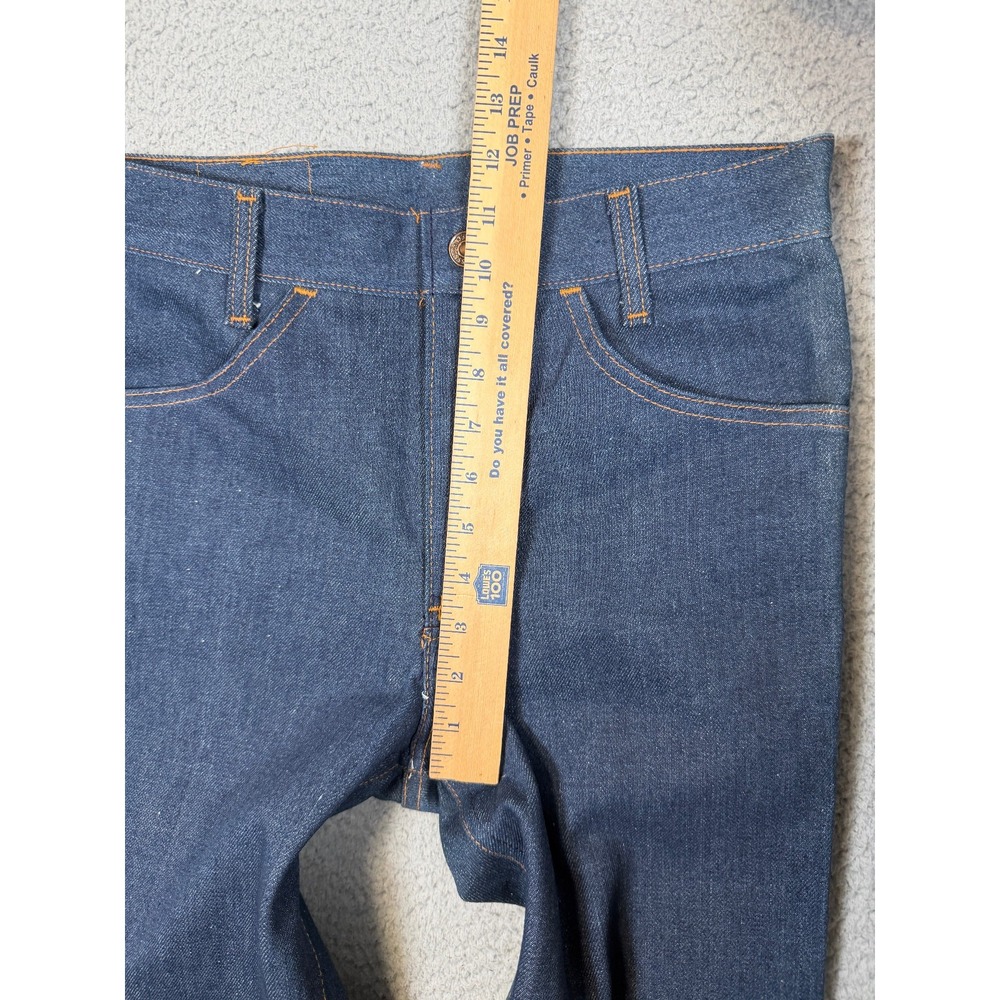 Vintage Levis Jeans Men 30x34 (Fit 28x34) Deadstock USA Super Straights 70s 80s - Picture 14 of 16